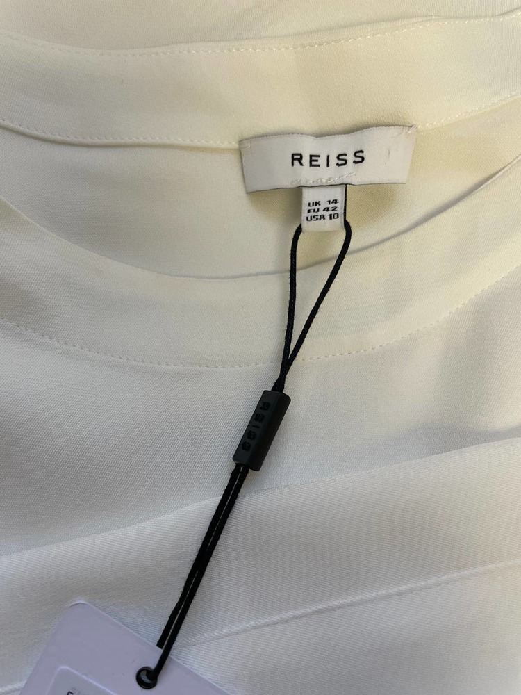 REISS Casper Button Shoulder Top - Picture 6 of 8